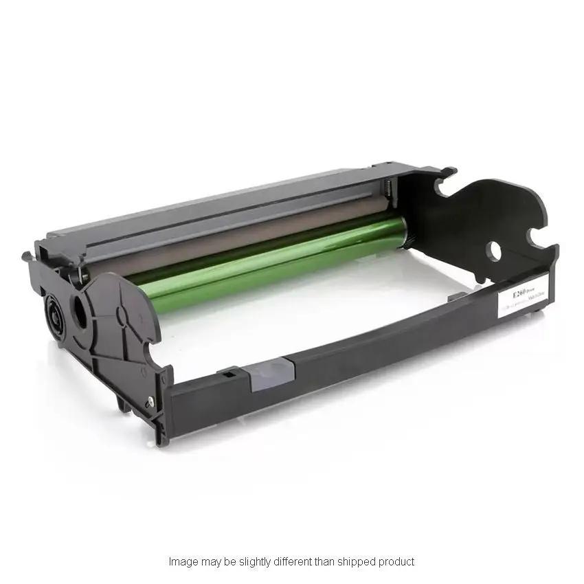 Photoconductor unit Lexmark E260X22G by The Toner Depot; green roller