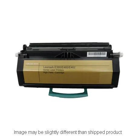 Lexmark high-yield black toner cartridge with green pull handle
