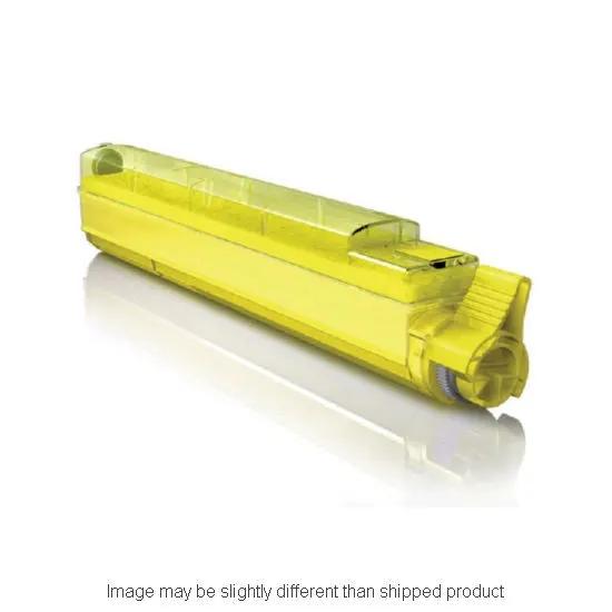 Okidata SD Yellow toner cartridge, yellow plastic housing