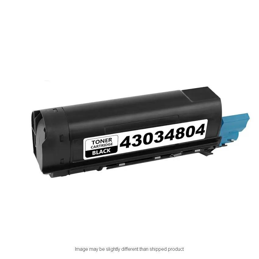 SD black toner cartridge 43034804 with blue end connector