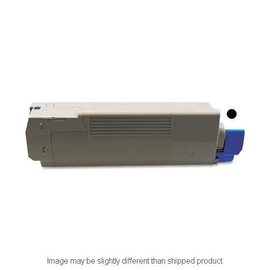 SD YLD Black toner cartridge, gray body with blue end cap