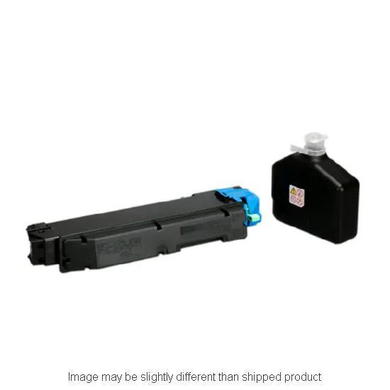 Ricoh 408311 SD YLD Cyan toner cartridge and black toner bottle (2 items)
