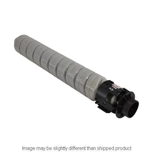 Hi-Yield black Ricoh toner cartridge by The Toner Depot; gray cylindrical component with black end
