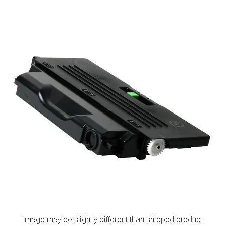 Waste toner container for Sharp MX-230HB, black plastic with white gear