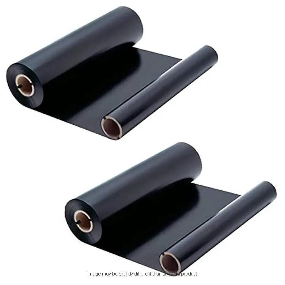 COMPRP SHARP UX-15CR 2-pack thermal print refills with black ribbon rolls