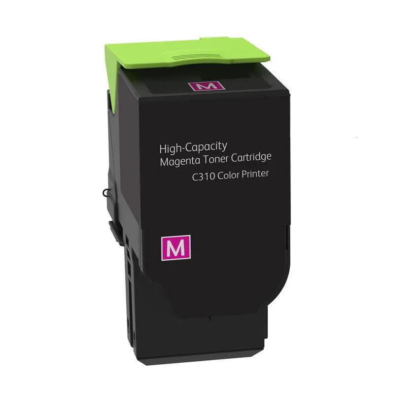 Hi-Yield Magenta Toner Cartridge with green top tab for C310 Color Printer