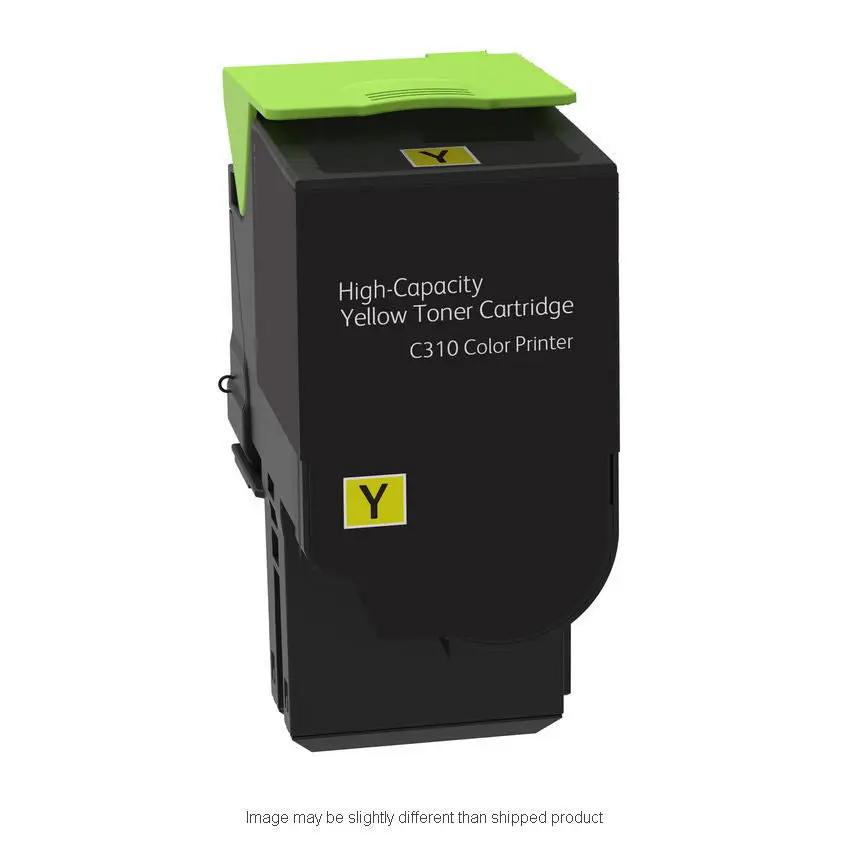 High-Capacity Yellow Toner Cartridge for Xerox C310 Color Printer, 006R04367