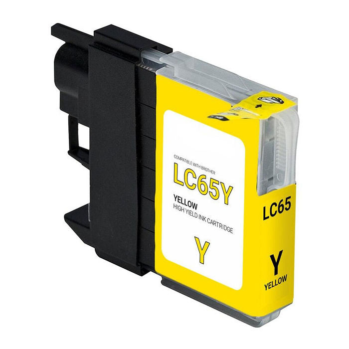 COMPRP BROTHER LC65 HI YLD YELLOW INK