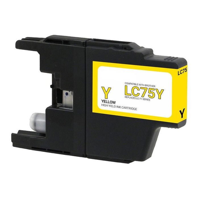 COMPRP BROTHER LC75 HI YLD YELLOW INK