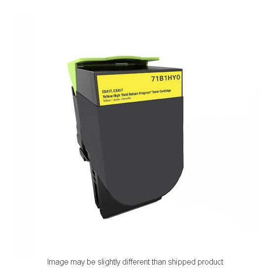 COMPRP LEXMARK 71B0H40 HI YLD YELLOW TONER